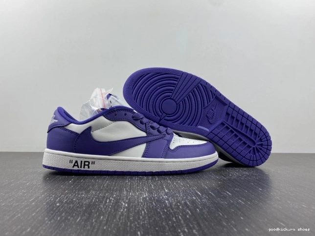 Rep CUSTOM OFF-WHITE AIR TRAVIS JORDAN SCOTT X 1 DM7890-386 X 0708